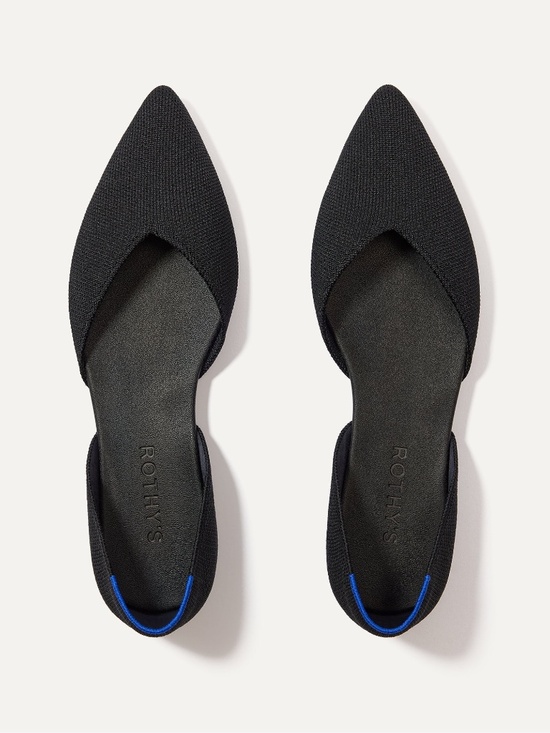 Rothy's Shoes - Rothy's The D'Orsay Point - Black Size 7.5